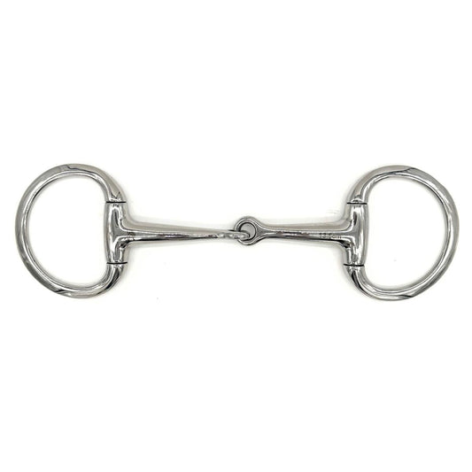 Jake Adams Single Joint Stainless Steel Eggbutt Bit