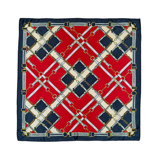 AWST Int'l Silky Plaid Snaffle Bit Scarf - Sale