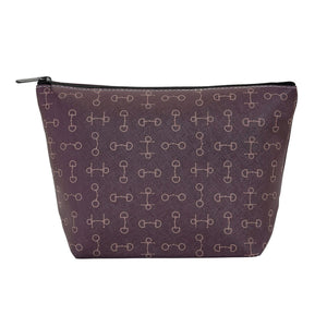 AWST Int'l "Lila" Snaffle Bits Cosmetic Pouch