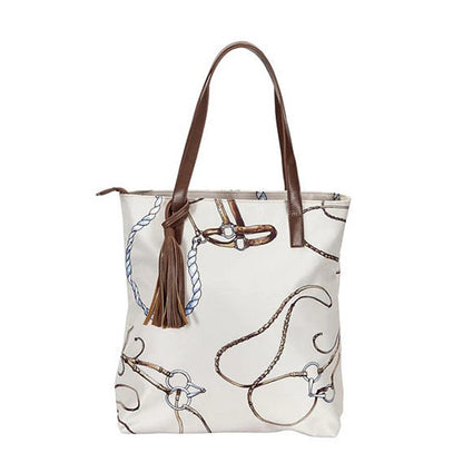 AWST Int'l "Lila" Tote Bag with Tassel