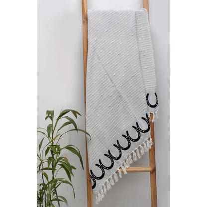 AWST Int'l Cotton Throw with Horseshoes