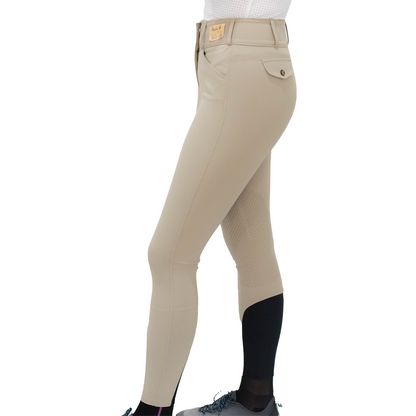Tailored Sportsman Ladies TechLight Front Zip Boot Sock Silicone Patch Breeches