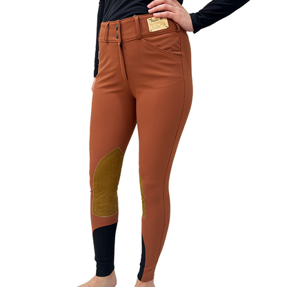 Tailored Sportsman Mid Rise Front Zip TechLight Knee Patch Breech