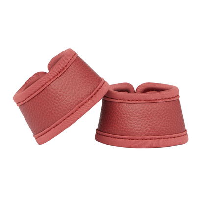 LeMieux Toy Pony Over Reach Boots, russet, front view