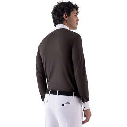 Equiline Men's EQCAMIC Long Sleeve Competition Shirt