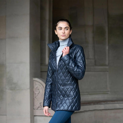 Welligogs Women's Manhattan Leather Quilted Jacket