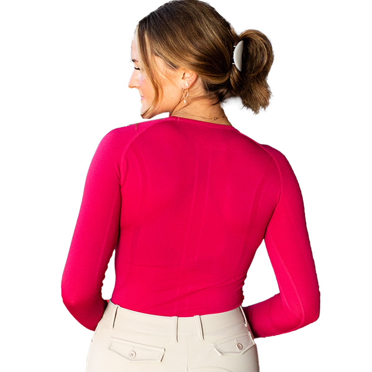 Black Stallion Designs Women's Long Sleeve Tech Top