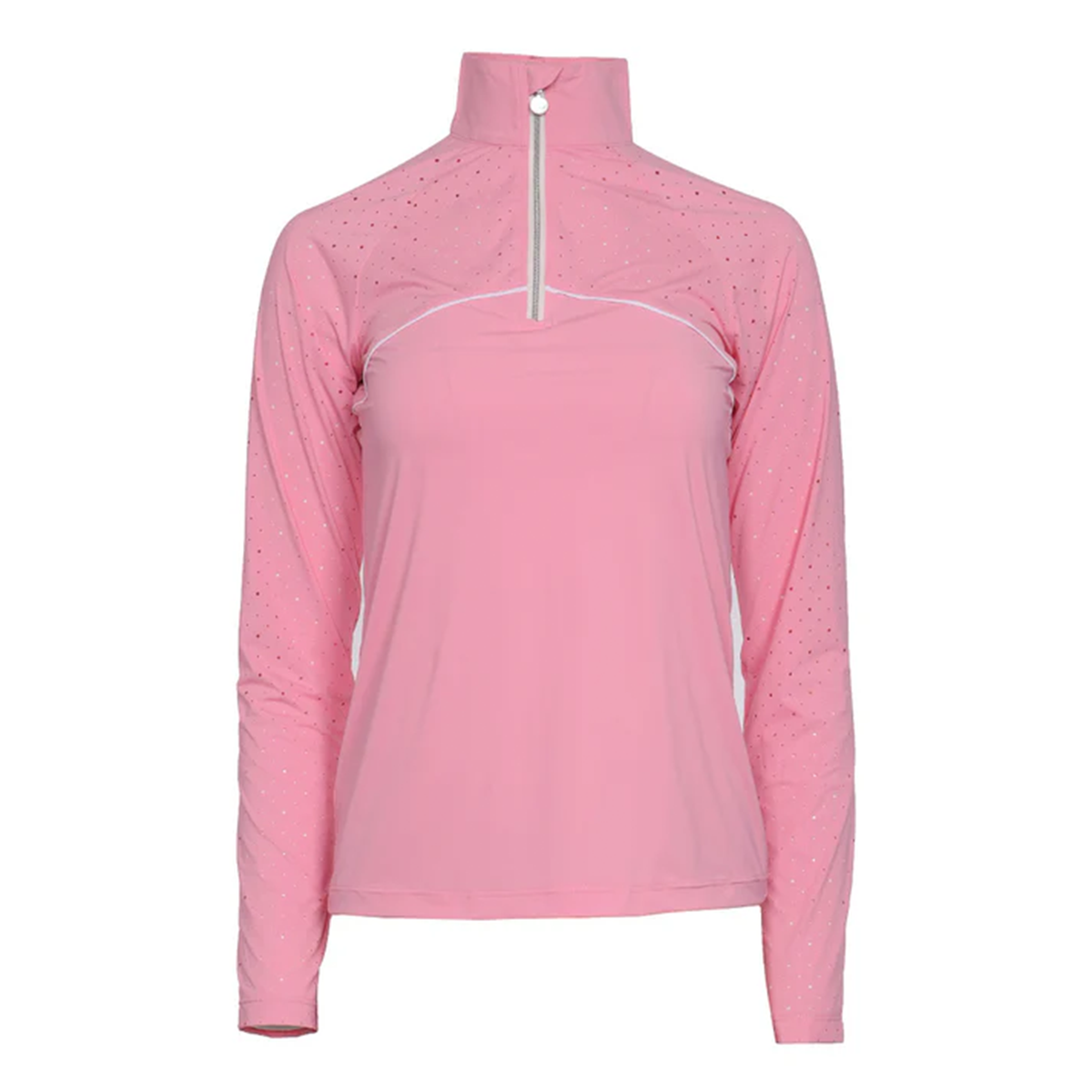 Dapplebay Women's Lady 1/4 Zip Aircut Long Sleeve Riding Top