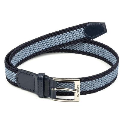 Equiline Ennae Unisex Elastic Braided Color-Block Belt - Sale