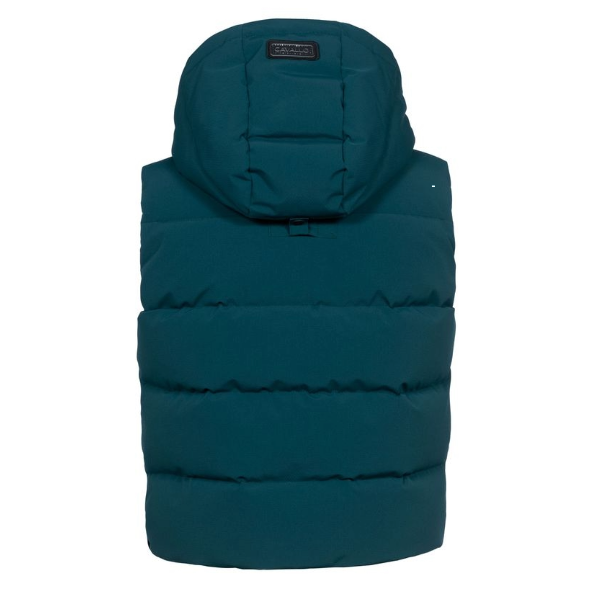 Cavallo Women's Cavaldiana Quilted Vest-Dark Peacock-Back View