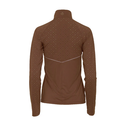 Dapplebay Women's Lady 1/4 Zip Aircut Long Sleeve Riding Top