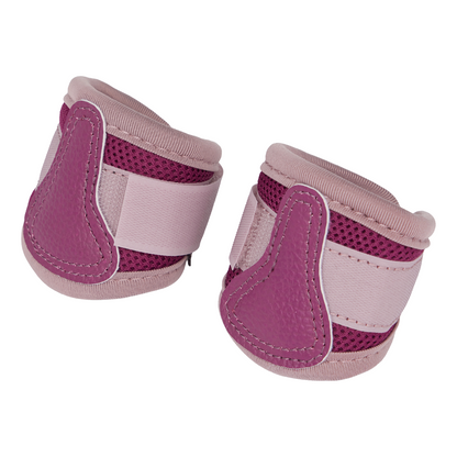 LeMieux Toy Pony Mesh Brushing Boots-Blackberry-Front View