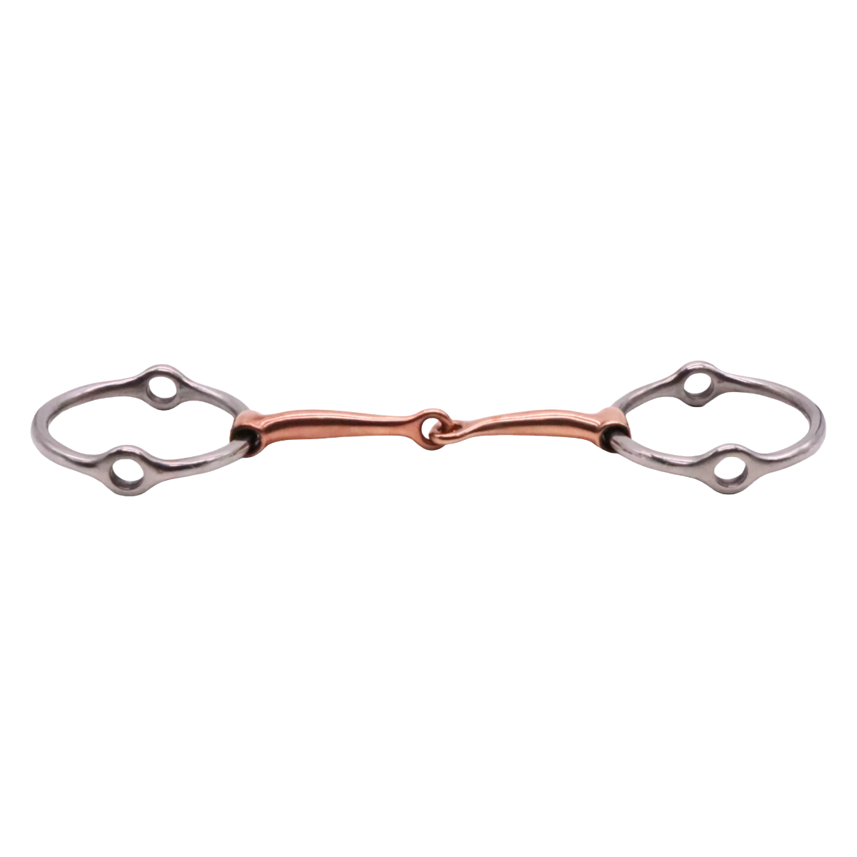 Jake Adams Single Jointed Copper Loose Ring Gag Bit