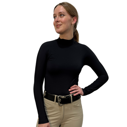 Tailored Sportsman Ladies Icefil Mock Neck Long Sleeve Sun Shirt