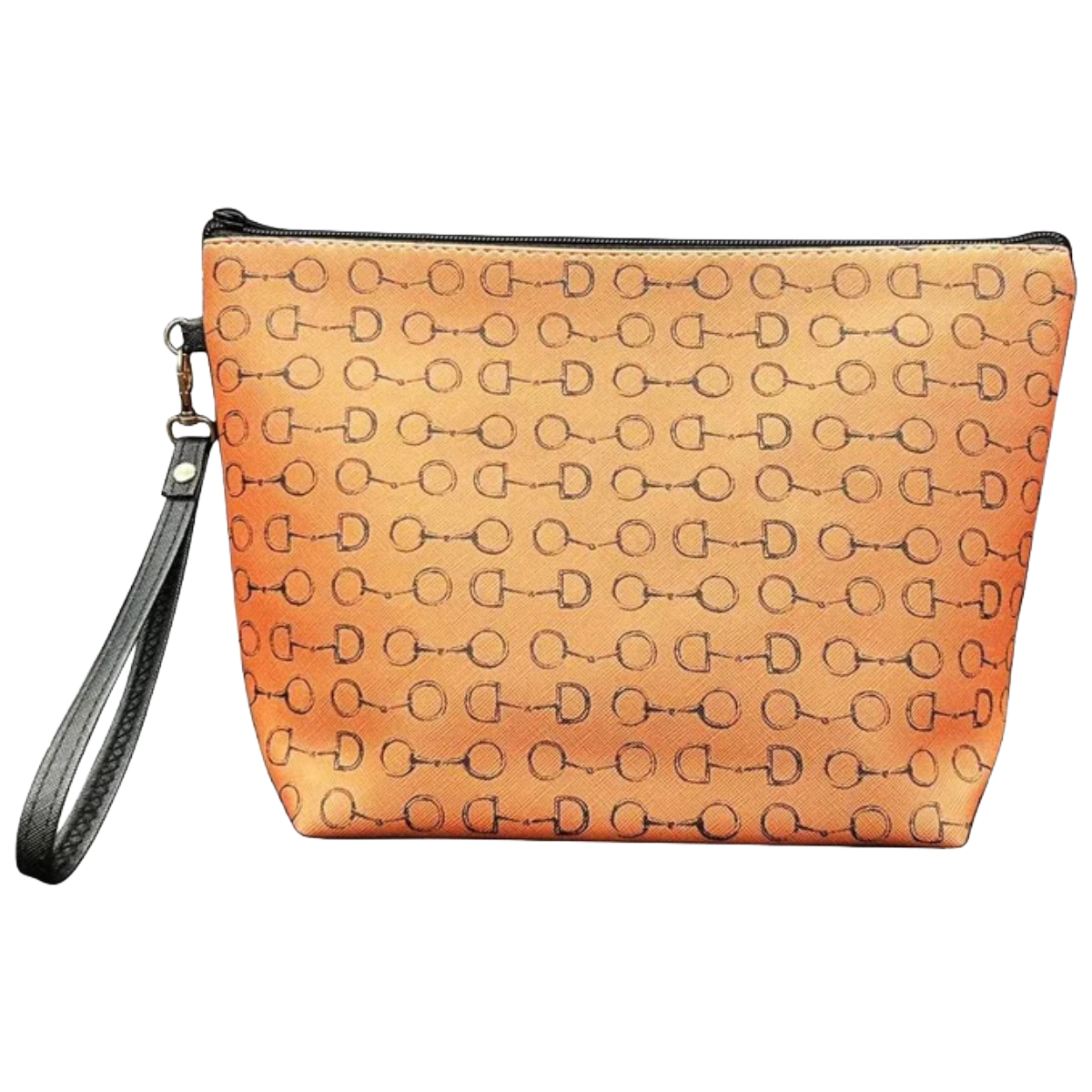 AWST Int'l Lila Vintage Snaffles Accessory Bag with Wristlet
