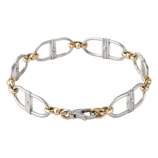 Ela Jae Back to Back Stirrup Bracelet