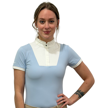 LeMieux Women's Sophia Pleated Short Sleeve Show Shirt