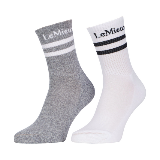 LeMieux Crew Socks 2 Pack