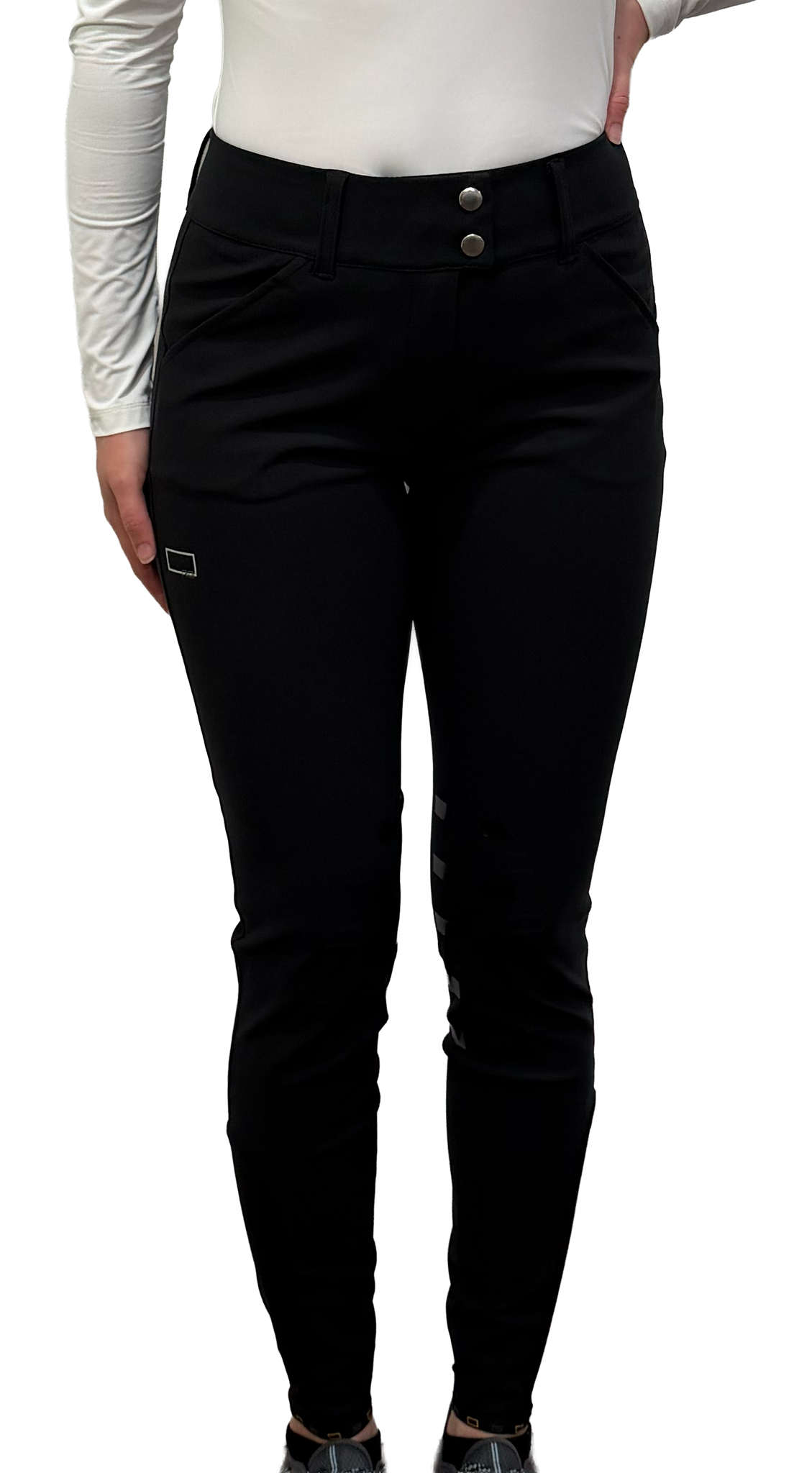 Cavalleria Toscana RG Women's High Waist Knee Patch Breeches