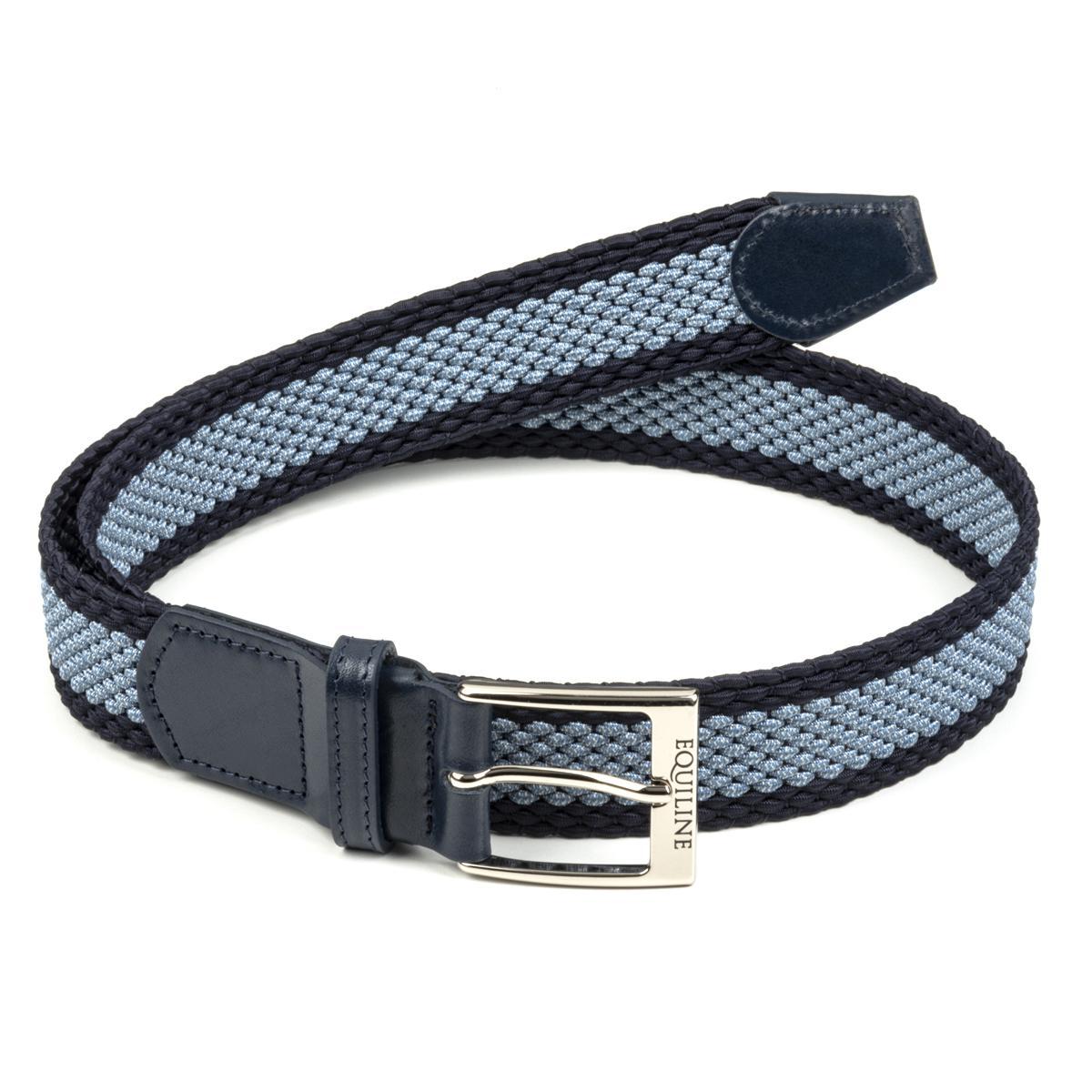 Equiline Ennae Unisex Elastic Braided Color-Block Belt - Sale