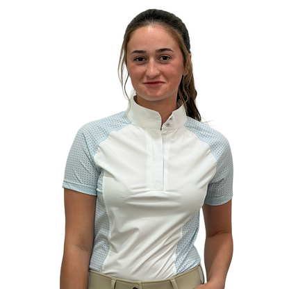 Equinavia Women's Sara Short Sleeve Perforated Show Shirt