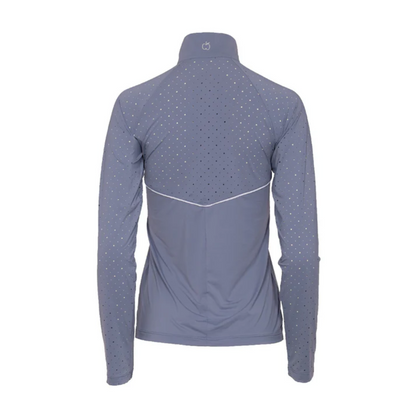 Dapplebay Women's Lady 1/4 Zip Aircut Long Sleeve Riding Top