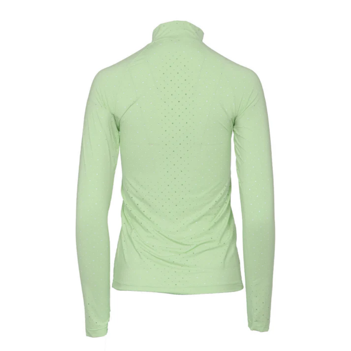 Dapplebay Women's Aircut Mock Neck Long Sleeve Top