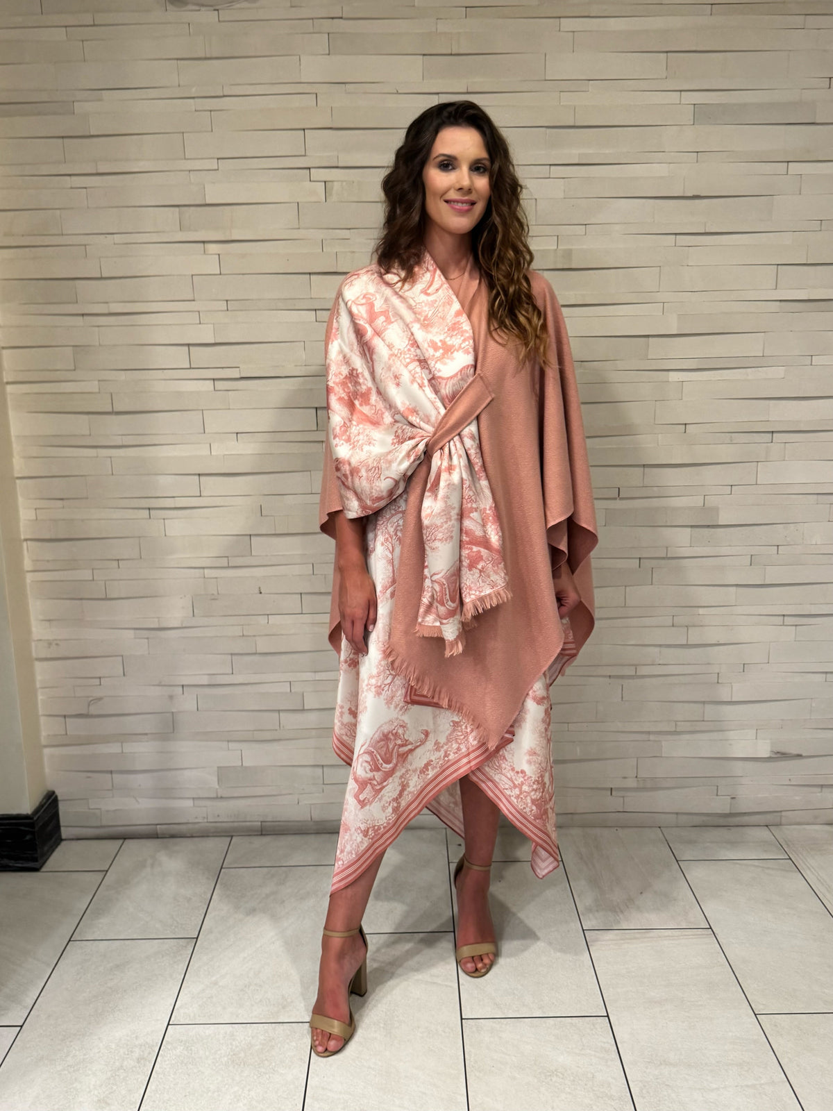 Silk Dress / Pink Toile