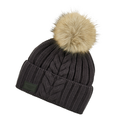 LeMieux Heritage Beanie-Cocoa-Front View