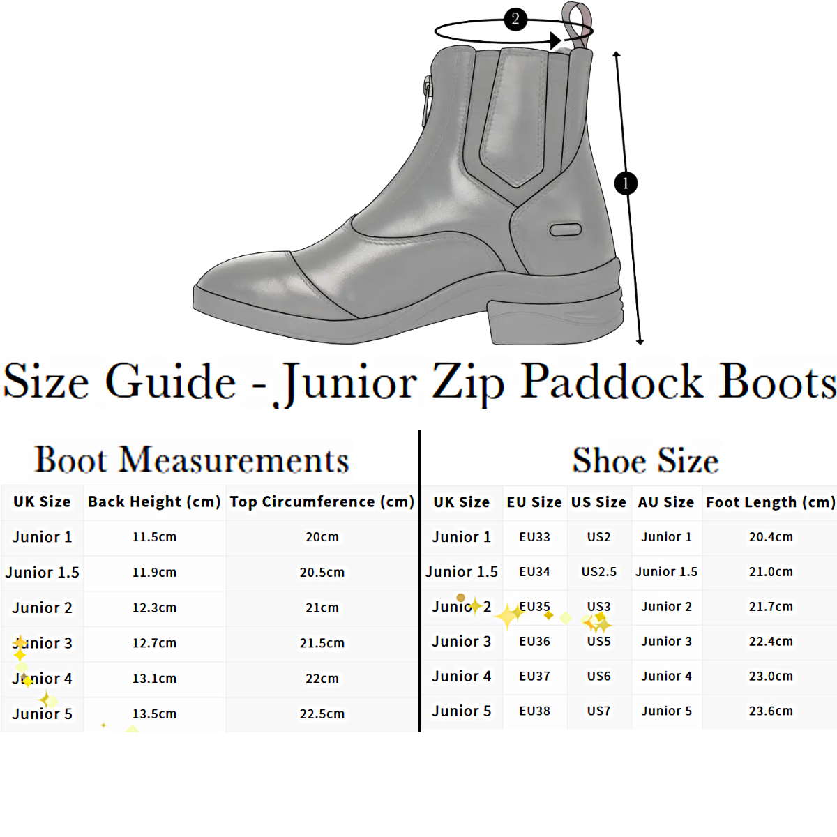 LeMieux Junior Zip Paddock Boot