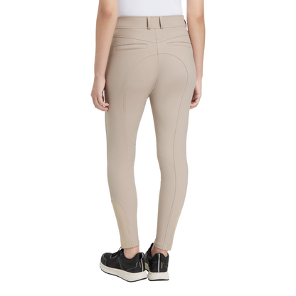LeMieux Isabelle Knee Grip Breeches Model View in Almond