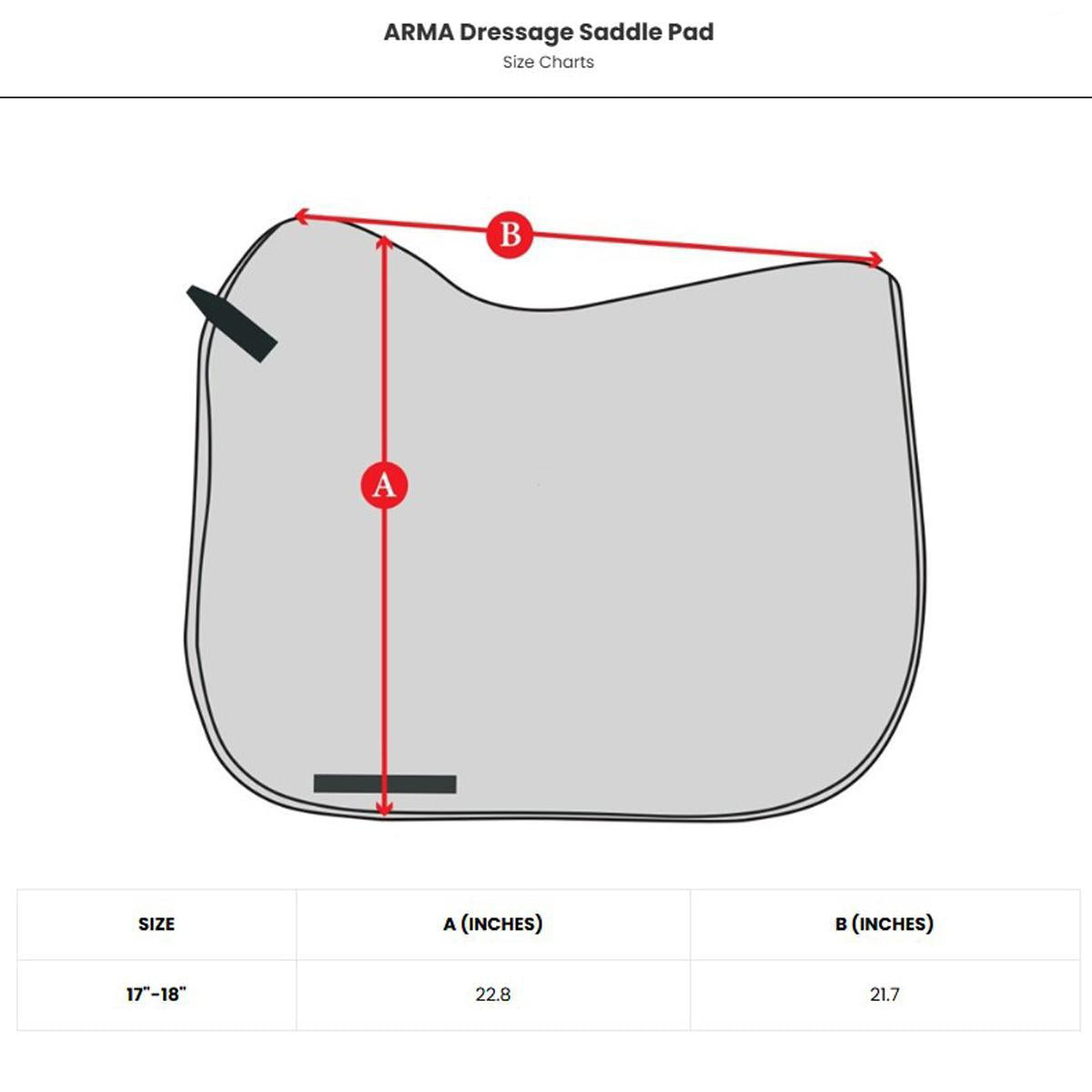 Shires Arma Dressage Saddle Pads