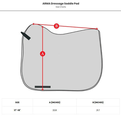 Shires Arma Dressage Saddle Pads