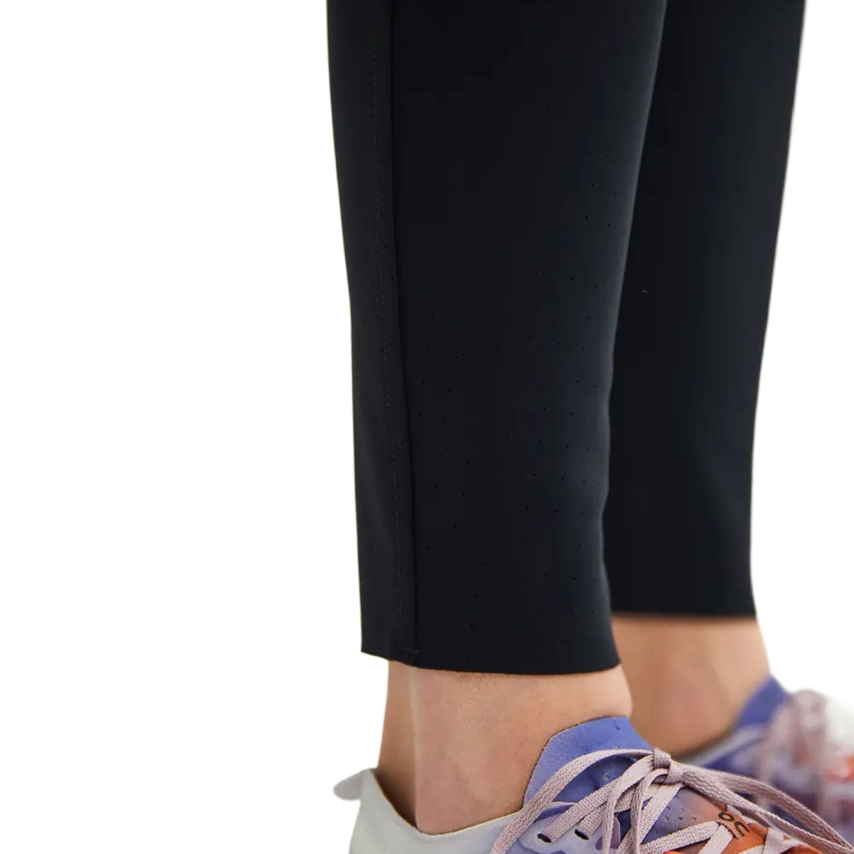 Maya Delorez Women's Half Seat Athlete Breeches-Black-Ankle View