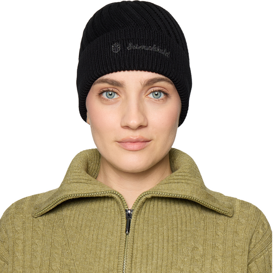 Samshield Women's Izia Beanie, Black, front view