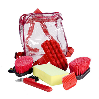 Equinavia Horze Soft Grip Grooming Backpack Set