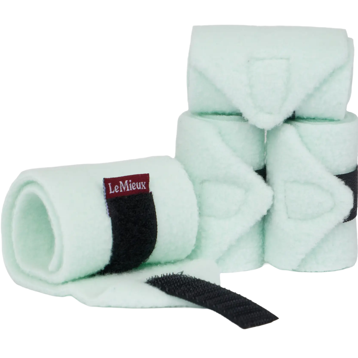 LeMieux Harlow Toy Pony Bandages, Soft Mint, Close up view