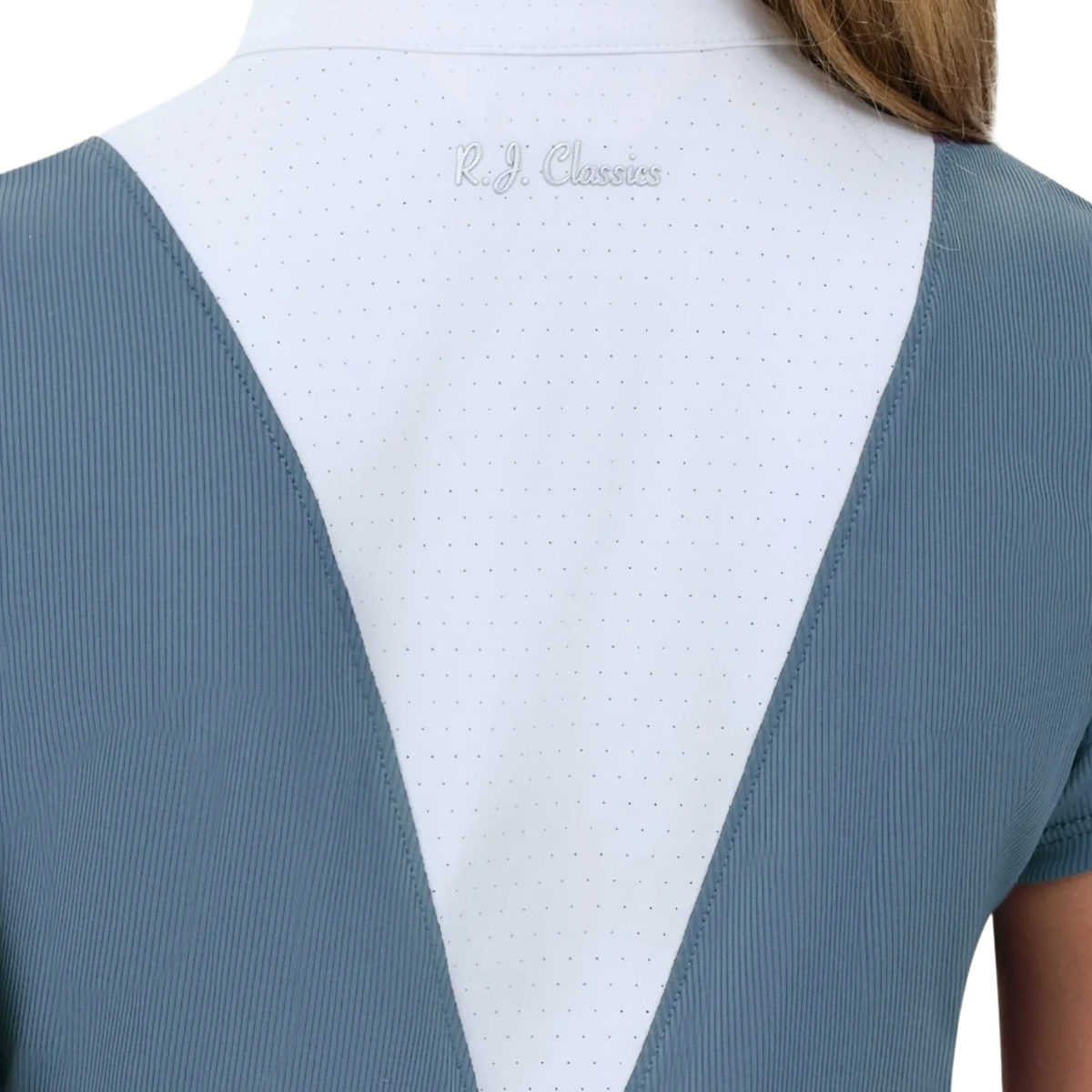 RJ Classics Celeste Jr. Short Sleeve Show Shirt-Atlantic-Back View