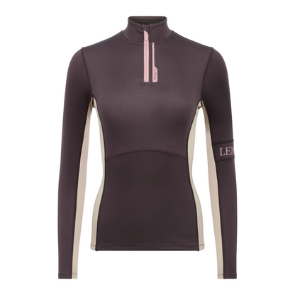 LeMieux Women's Matilda Mid Layer-Cocoa-Front View