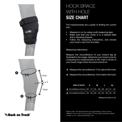 Back on Track Hock Boots with Hole