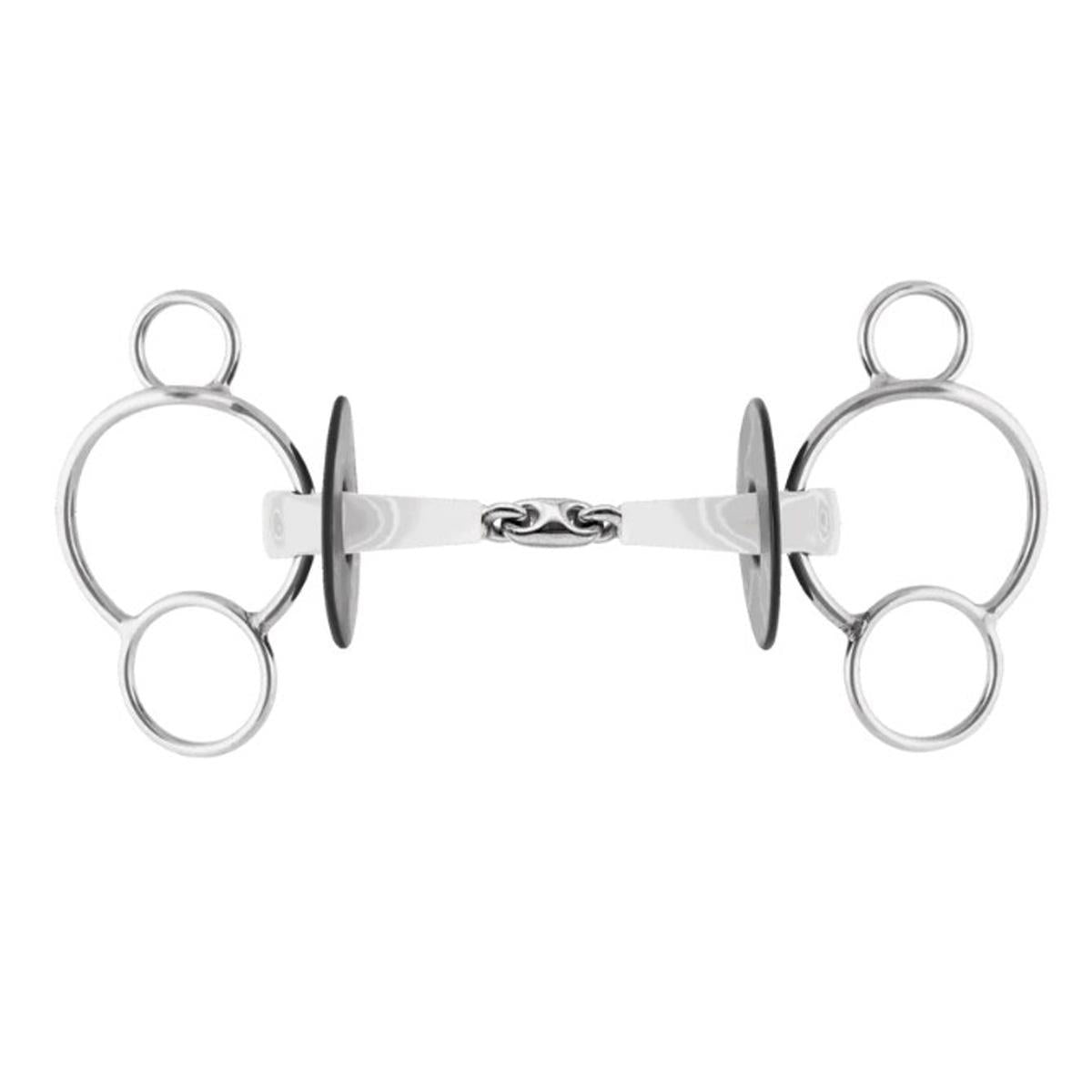 Nathe Bit Herm Sprenger NATHE Double Jointed 3-Ring Bit - 20mm | Farm House Tack