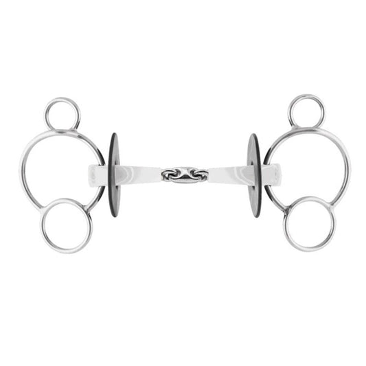 Herm Sprenger NATHE Double Jointed 3-Ring Bit - 20mm