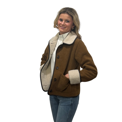Barbour Women's Penny Fleece Cord Jacket