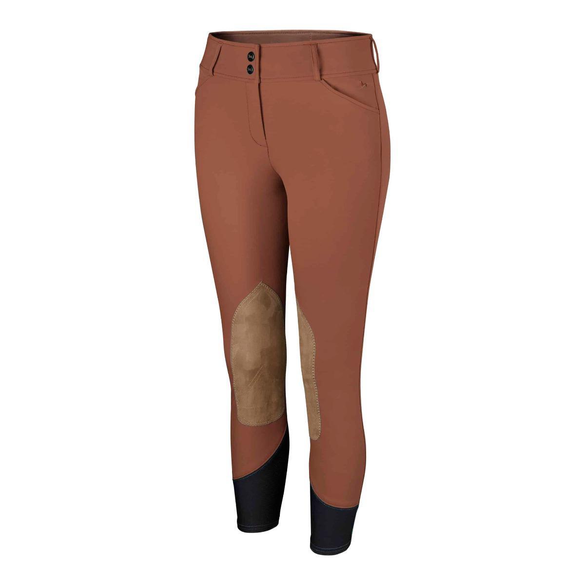 RJ Classics Women's Gulf Natural Rise Front Zip Knee Patch Breeches - Sale