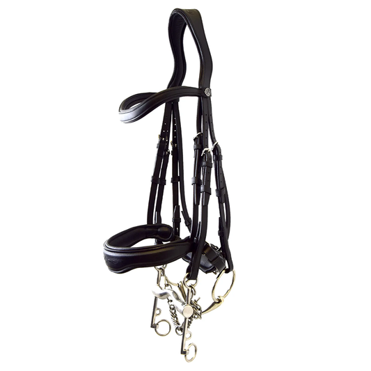 Signature by Antares Dressage Double Bridle with Crank
