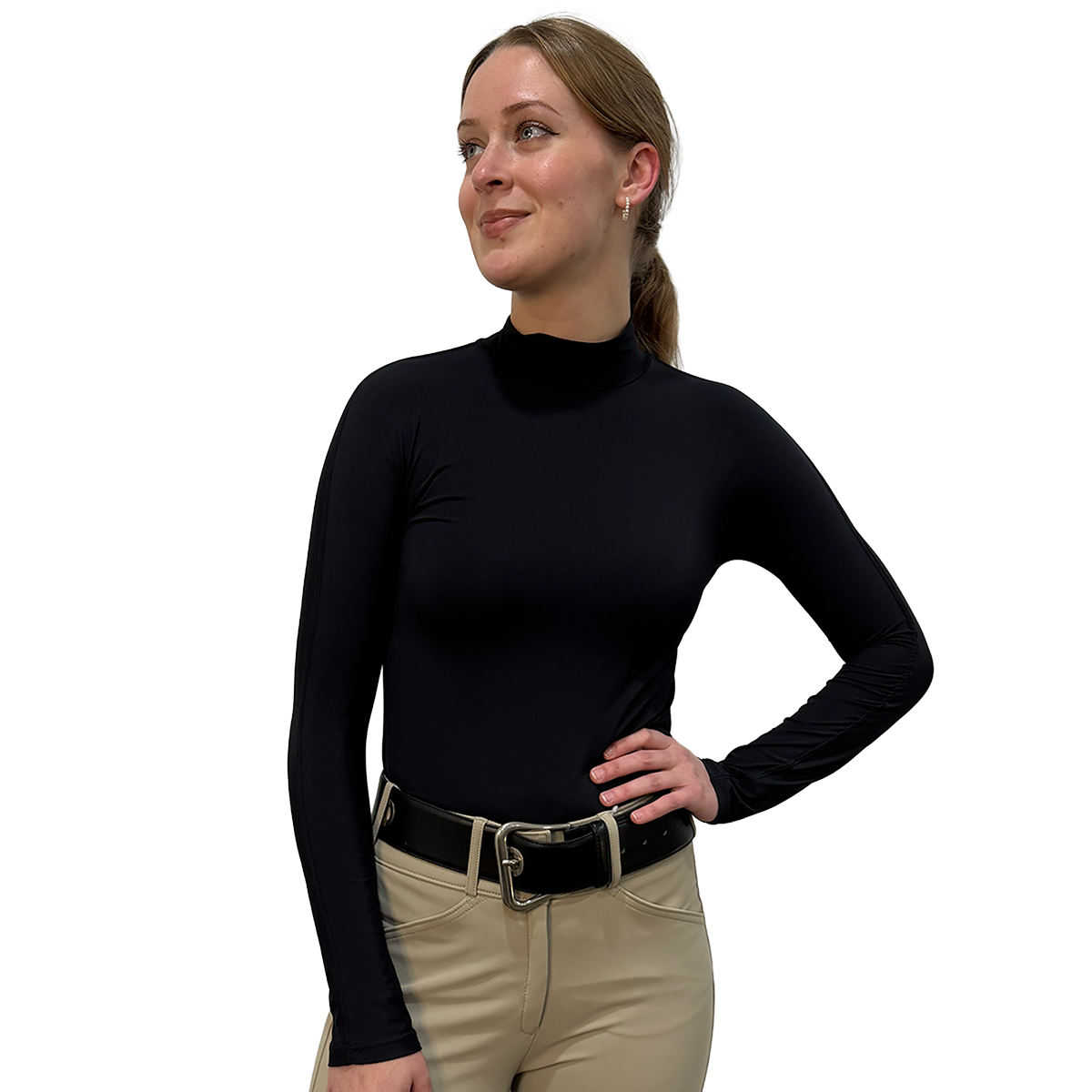 Tailored Sportsman Ladies Icefil Mock Neck Long Sleeve Sun Shirt