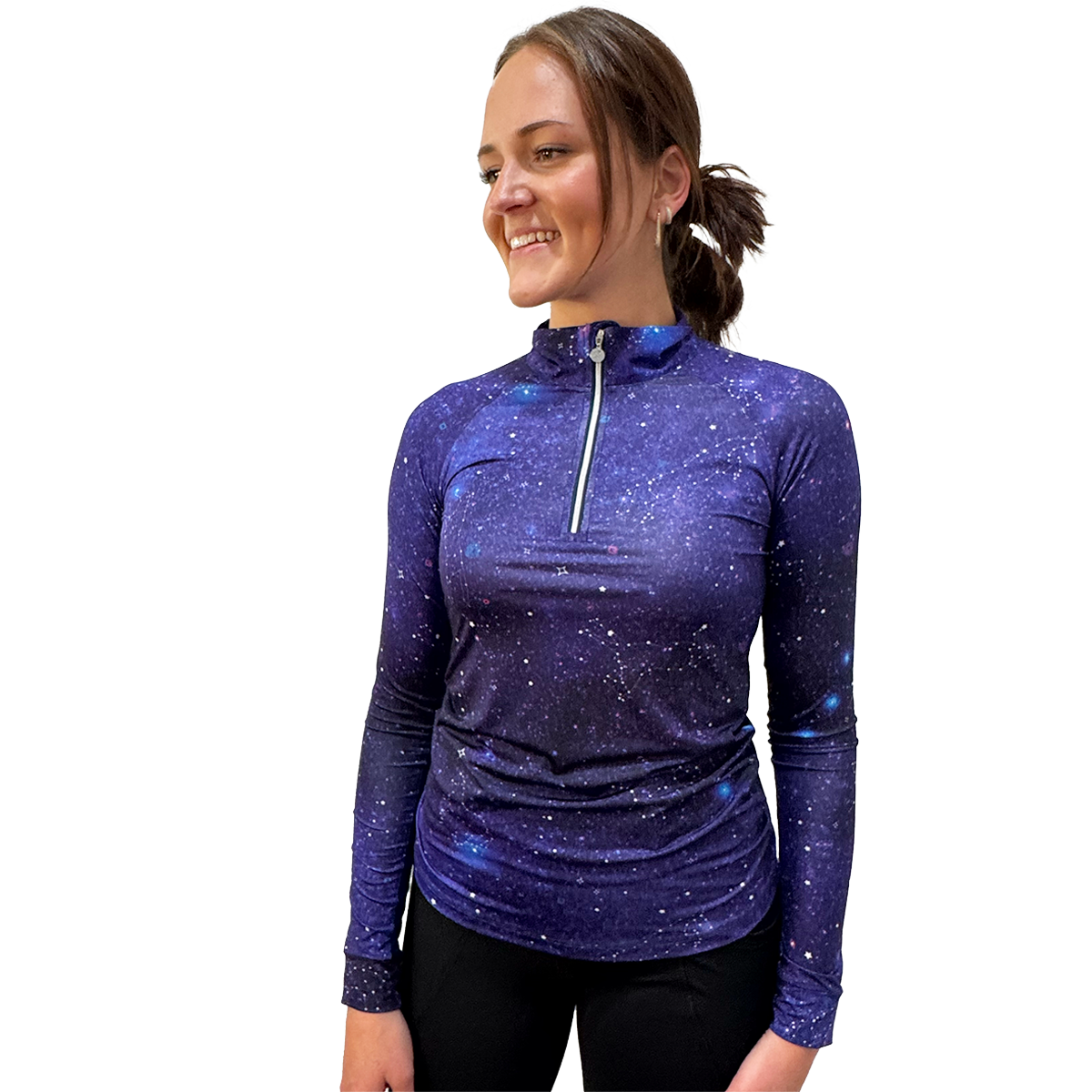 Dapplebay Constellation 1/4 Zip Light Riding Top