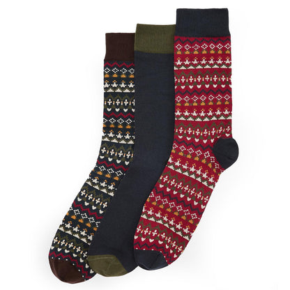 Barbour Marlow Fair Isle Sock Gift Box