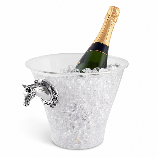 Arthur Court Horse - Head Handle Acrylic Ice Bucket