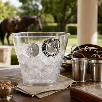 Arthur Court Horse - Head Handle Acrylic Ice Bucket